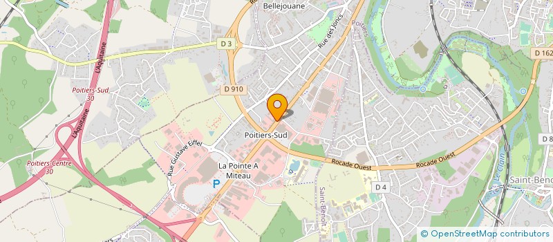 localisation de l'entreprise CNH CUISINES 86 à POITIERS