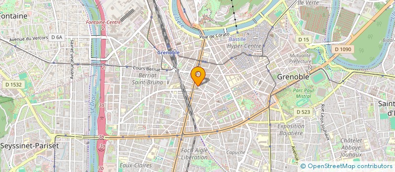 localisation de l'entreprise CNI à GRENOBLE