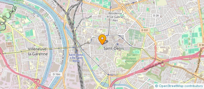 localisation de l'entreprise CNI  SAINT-DENIS