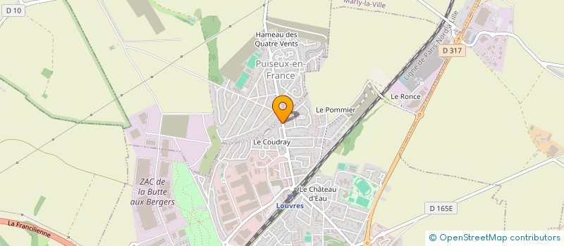 localisation de l'entreprise CNI.ENVIRONNEMENTS  LOUVRES