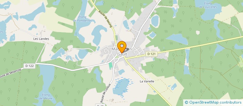 localisation de l'entreprise CNIE à MARCILLY-EN-GAULT