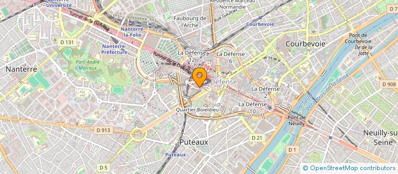 localisation de l'entreprise CNIT 2  PUTEAUX