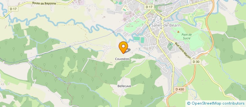 localisation de l'entreprise CNJ  SALIES-DE-BEARN