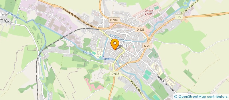 localisation de l'entreprise CNJ ACADEMIE à DOULLENS
