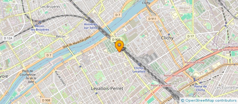 localisation de l'entreprise CNJ INVEST à LEVALLOIS-PERRET
