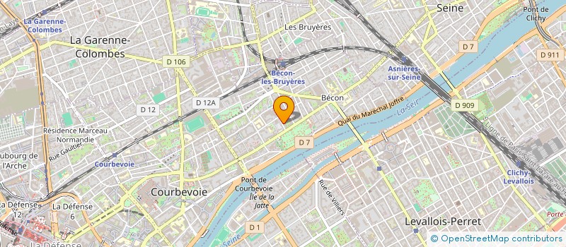 localisation de l'entreprise CNJMV à COURBEVOIE