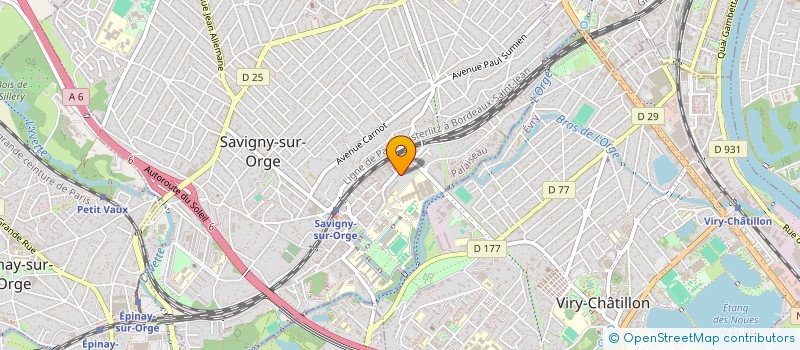 localisation de l'entreprise CNKH VICTORIES à SAVIGNY-SUR-ORGE