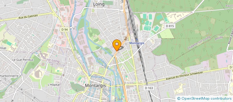 localisation de l'entreprise CNKL à MONTARGIS