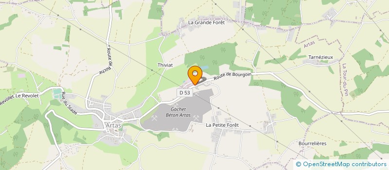 localisation de l'entreprise CNKT  ARTAS