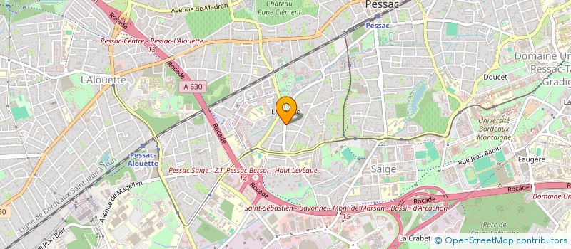 localisation de l'entreprise CNL 33 AMICALE DES LOCATAIRES ARAGO 1 ET 2 à PESSAC