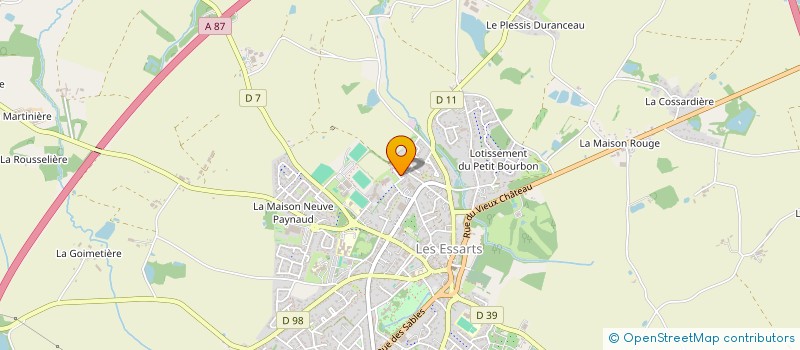 localisation de l'entreprise CNL  ESSARTS-EN-BOCAGE