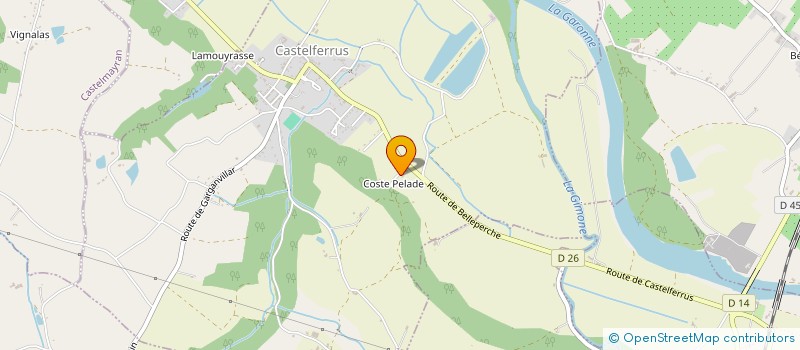 localisation de l'entreprise CNL à CASTELFERRUS