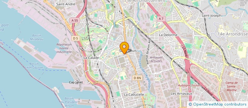 localisation de l'entreprise CNL, AMICALE DE CAMPAGNE LEVEQUE à MARSEILLE