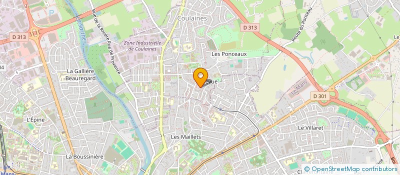 localisation de l'entreprise CNL AMICALE DE LOCATAIRES DE COULAINES à COULAINES