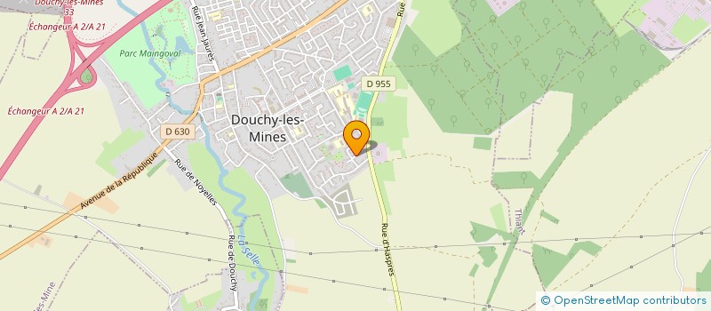localisation de l'entreprise CNL DEFENSE DES LOCATAIRES à DOUCHY-LES-MINES