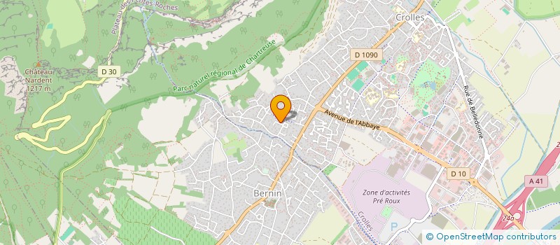 localisation de l'entreprise CNL HOLDING à CROLLES