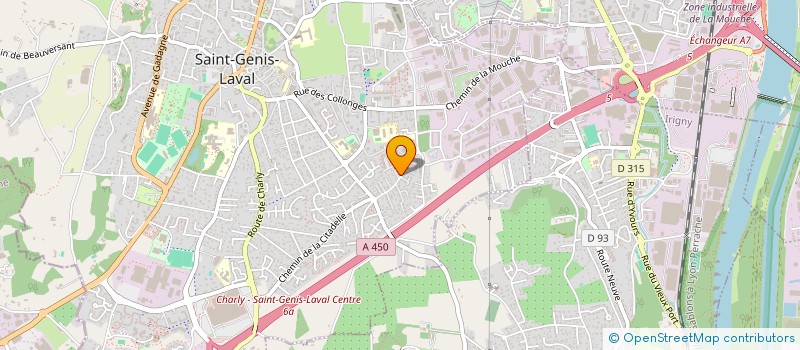 localisation de l'entreprise CNL LES ALOUETTES à SAINT-GENIS-LAVAL