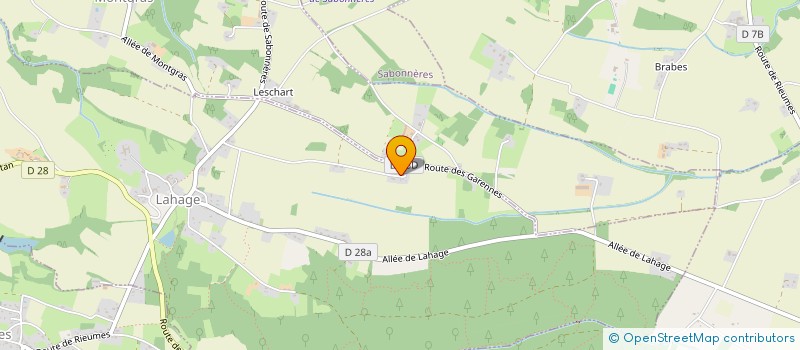 localisation de l'entreprise CNL MECA  LAHAGE