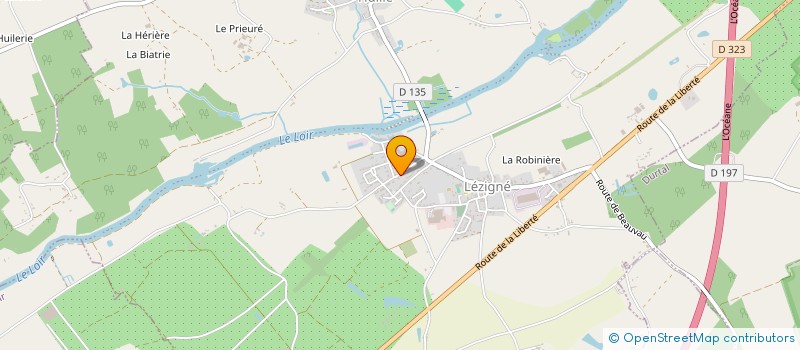 localisation de l'entreprise CNLJE IMMOBILIER  HUILLE-LEZIGNE