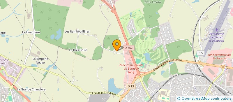 localisation de l'entreprise CNLPL IMMOBILIER  CHOLET