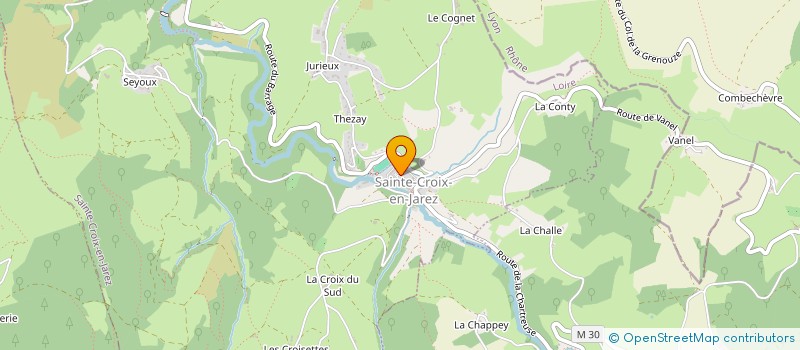 localisation de l'entreprise CNM  SAINTE-CROIX-EN-JAREZ