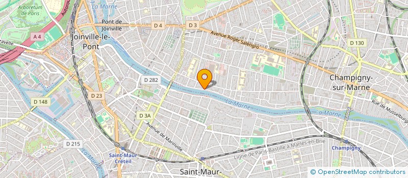 localisation de l'entreprise CNM IMMO  CHAMPIGNY-SUR-MARNE