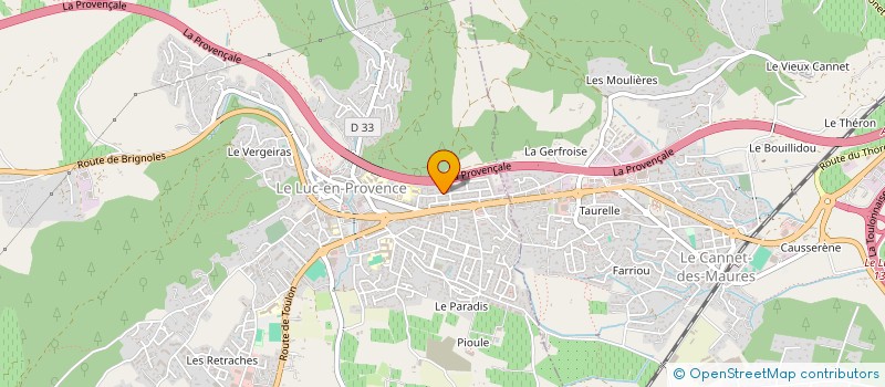 localisation de l'entreprise CNMA AVENIR GESTION SCI  LE LUC