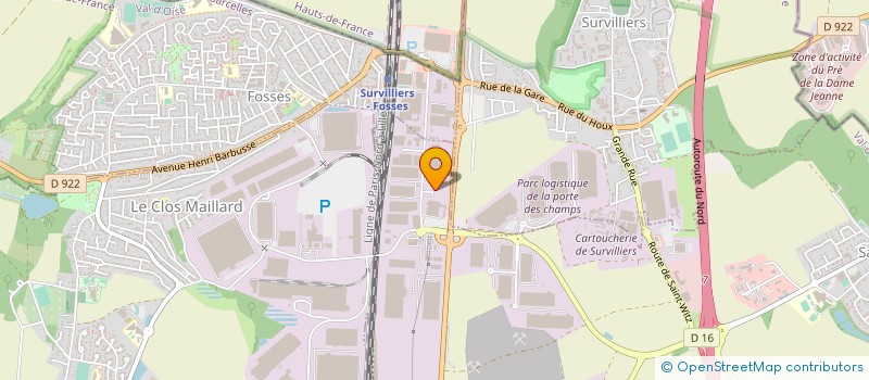 localisation de l'entreprise CNMA DESTOCKAGE  SAINT-WITZ