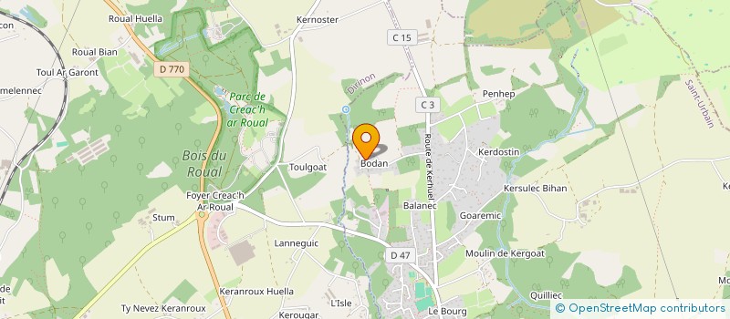 localisation de l'entreprise CNMLEMENS  SAINT-URBAIN