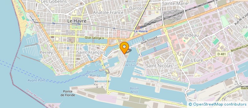 localisation de l'entreprise CNMP LH à LE HAVRE