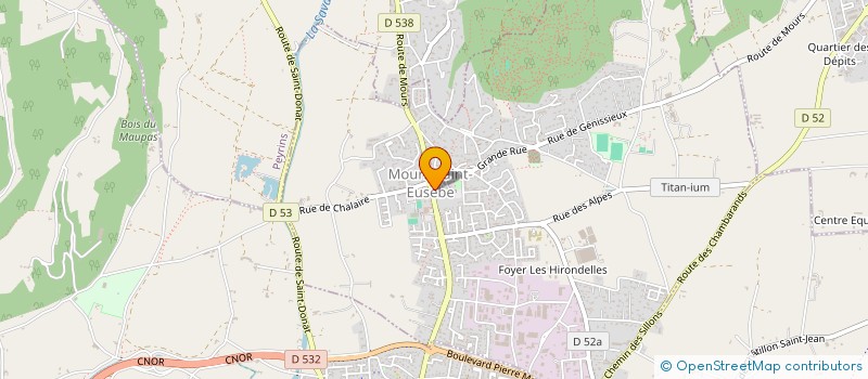 localisation de l'entreprise CNN  MOURS-SAINT-EUSEBE