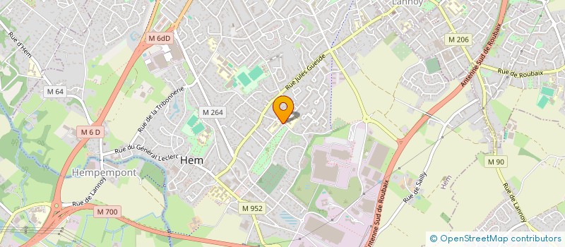 localisation de l'entreprise CNNAC  RONCQ