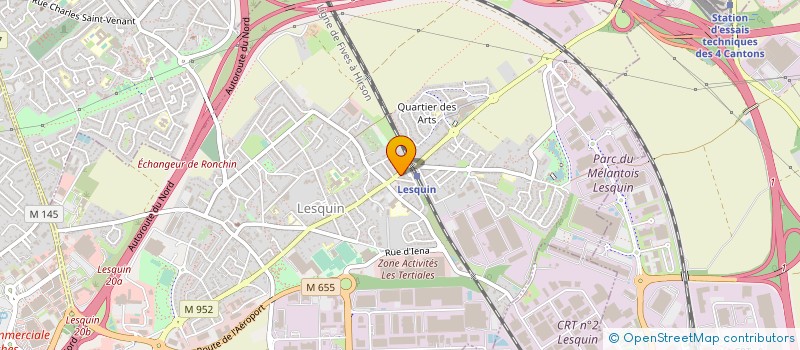 localisation de l'entreprise CNOUS59 à LESQUIN