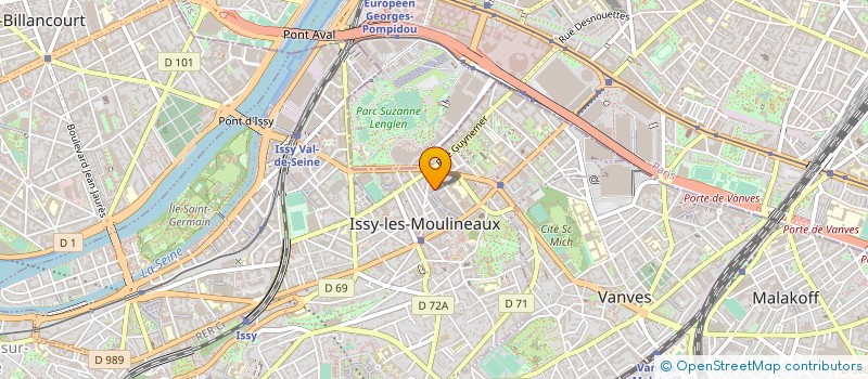 localisation de l'entreprise CNP CAUTION  ISSY-LES-MOULINEAUX