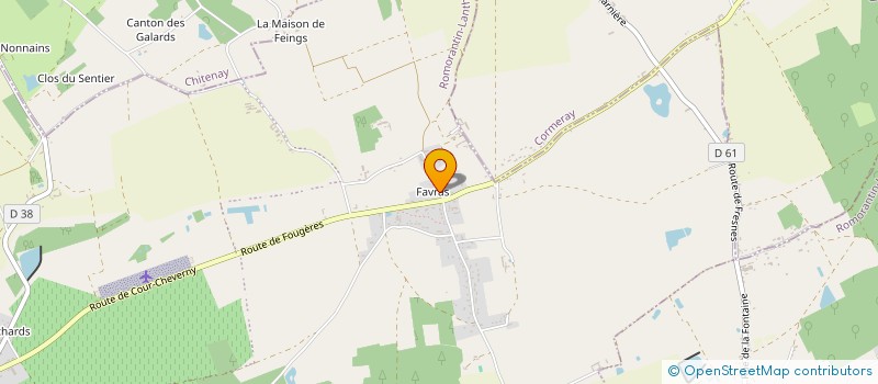 localisation de l'entreprise CNP SAUGER  LE CONTROIS-EN-SOLOGNE