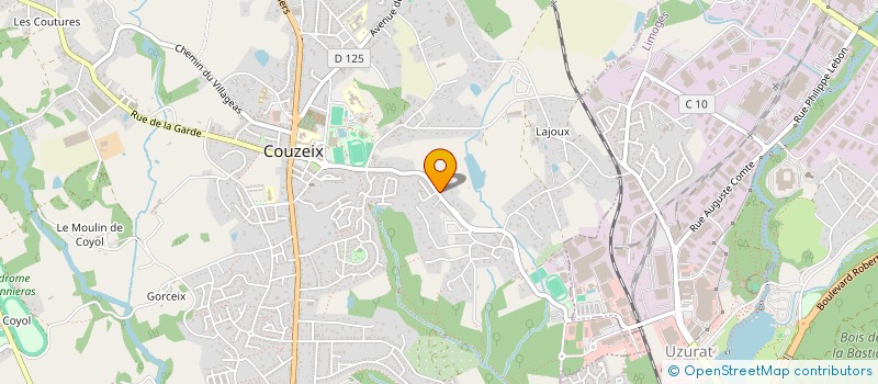 localisation de l'entreprise CNPH à COUZEIX