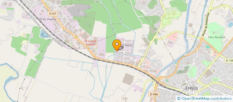 localisation de l'entreprise CNR CONSTRUCTION à FREJUS