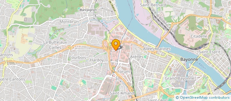 localisation de l'entreprise CNR INFORMATIQUE  ANGLET