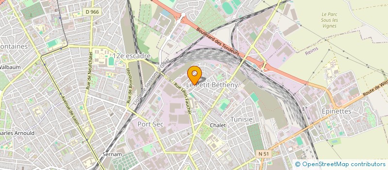 localisation de l'entreprise CNR MENUISERIE à BETHENY