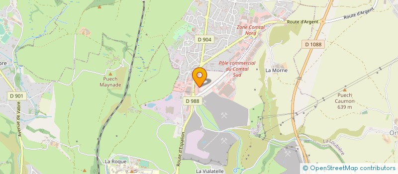 localisation de l'entreprise CNRA  ONET-LE-CHATEAU