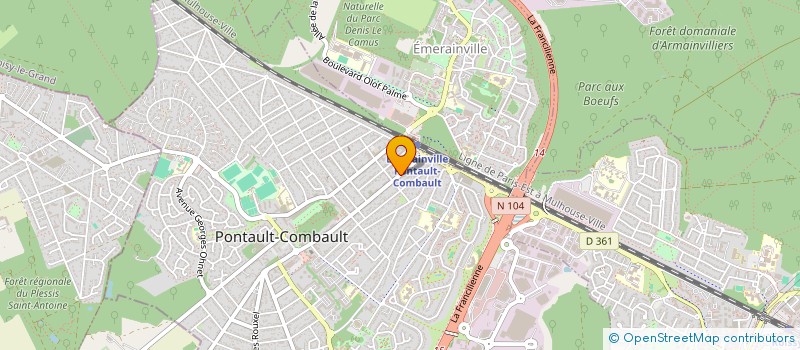 localisation de l'entreprise CNRC CONSEILS à PONTAULT-COMBAULT