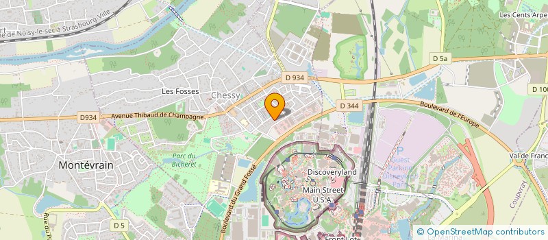 localisation de l'entreprise CNS  CHESSY