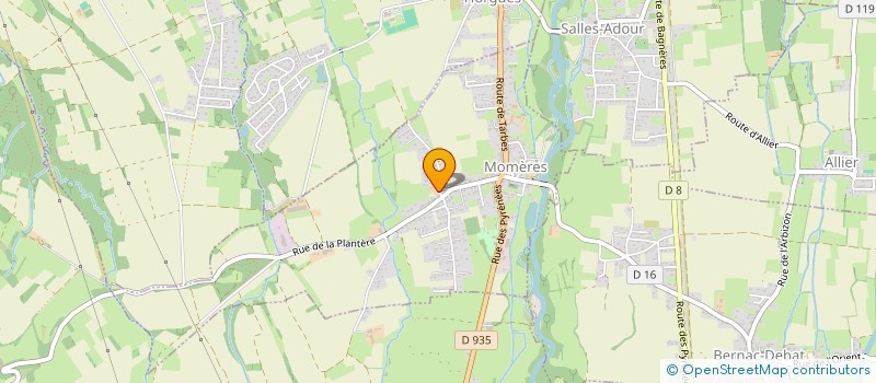 localisation de l'entreprise CNS  MOMERES