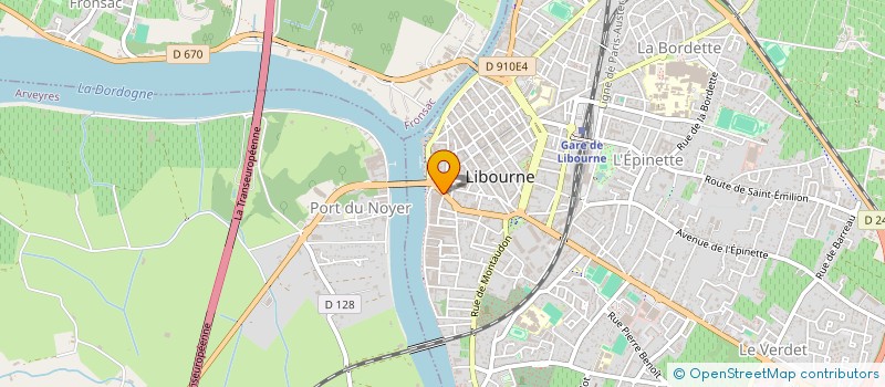 localisation de l'entreprise CNS  LIBOURNE