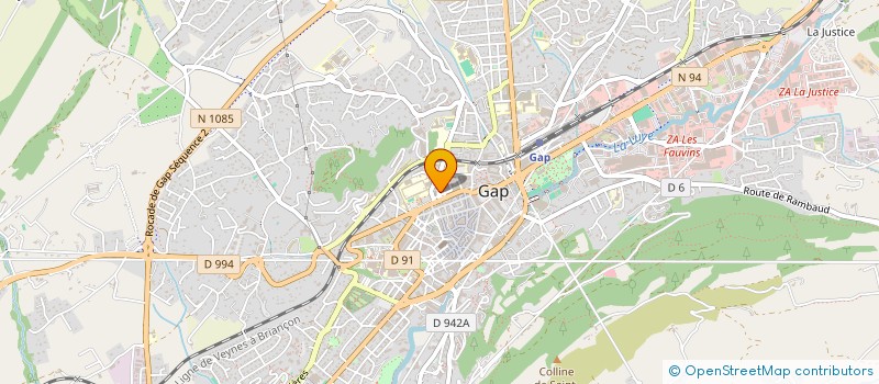 localisation de l'entreprise CNS GAP à GAP
