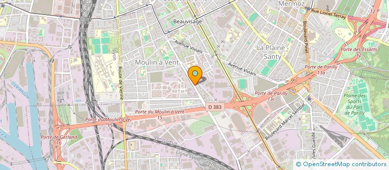 localisation de l'entreprise CNS LYON  VENISSIEUX