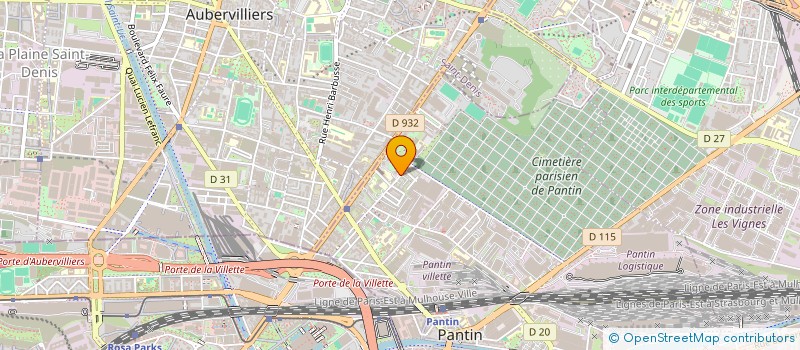localisation de l'entreprise CNS TRANSPORTS ET SERVICES à PANTIN