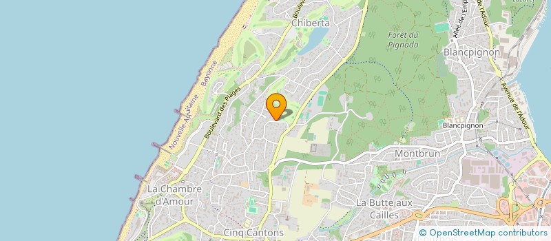 localisation de l'entreprise CNSBG  ANGLET