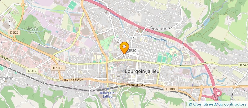 localisation de l'entreprise CNSV  BOURGOIN-JALLIEU