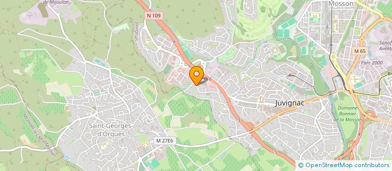 localisation de l'entreprise CNT  JUVIGNAC